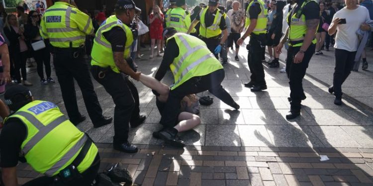 No need for army, UK government says, as it faces worst disorder in years