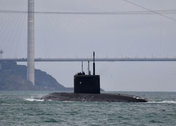 Russian submarine sunk in Crimean port, Ukraine claims