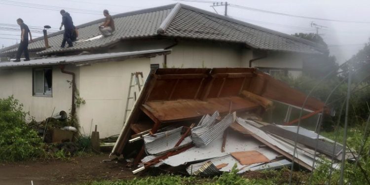 Japan urges 1 million to evacuate as lumbering Typhoon Shanshan threatens south with up to a meter of rain