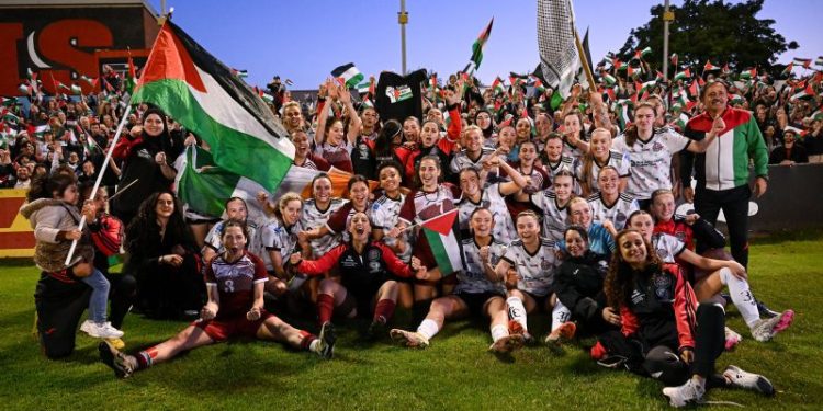 ‘We are more than just a conflict’: Palestinian women’s soccer team on their whirlwind return to the pitch