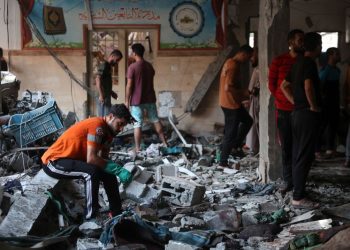 At least 90 Palestinians killed in Israeli school strike, Gaza officials say