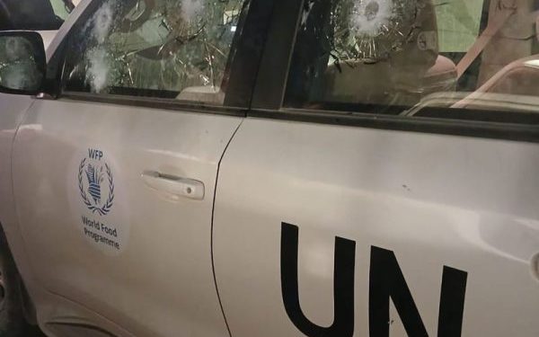 World Food Program halts movement in Gaza after repeated gunfire strikes aid vehicle