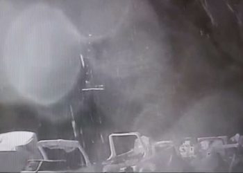 Video shows storm battering Bayesian superyacht before sinking off the Sicilian coast