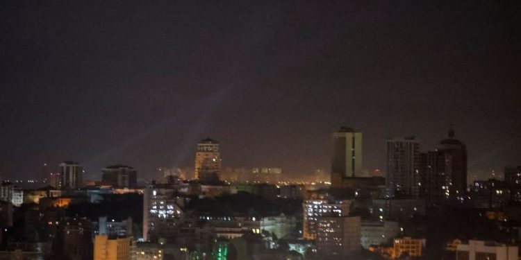 Drone debris found outside Ukrainian parliament as Russia launches nationwide attack with 67 drones