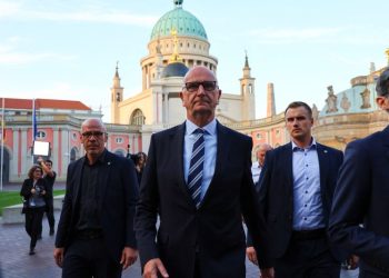 Exit polls suggest reprieve for Germany’s Scholz, as his party looks set to fend off far right in state vote