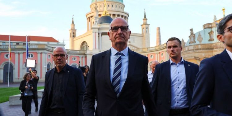 Exit polls suggest reprieve for Germany’s Scholz, as his party looks set to fend off far right in state vote