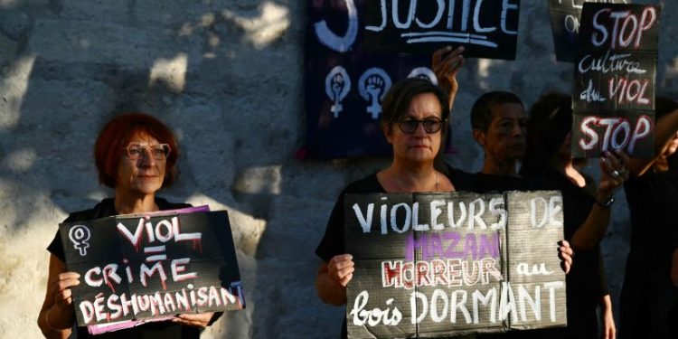 Man on trial in France accused of repeatedly drugging and having his wife raped by at least 50 strangers for almost 10 years