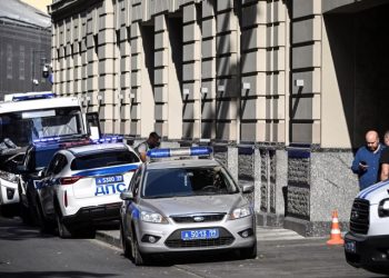 Husband of Russia’s richest woman arrested on murder charge after office shootout