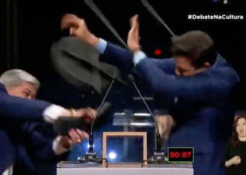 ‘Why all this hate?’: Mayoral debate in Brazil turns ugly as candidate attacks rival with chair, live on TV