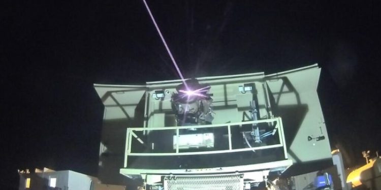 Israel plans to use lasers to shoot down incoming missiles