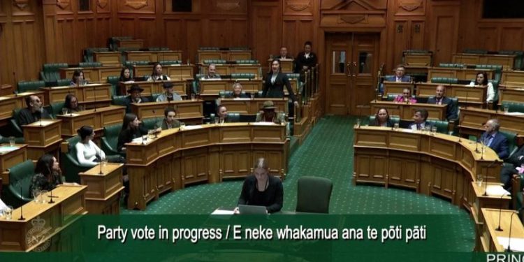 New Zealand MPs disrupt parliament with haka to protest Indigenous treaty bill
