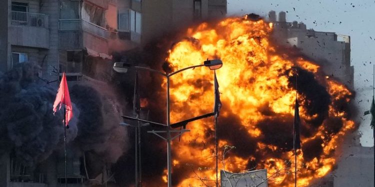 AP photographer captures moment bomb hits apartment building in Lebanon