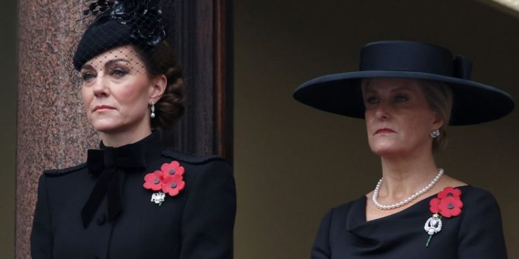 Princess of Wales attends Remembrance events with royal family