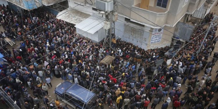 Palestinian woman and two children crushed to death in Gaza outside bakery