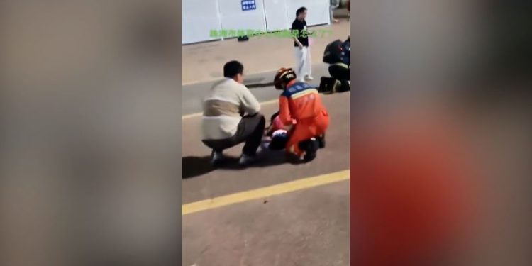 Driver detained after car plows into people exercising in Chinese city