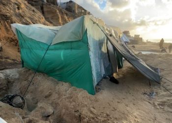 ‘Winter in Gaza means more people will die shivering’: Cold and rain pose added threat to displaced Palestinians