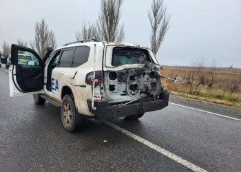 Drone strikes UN vehicle on way to inspect Ukrainian nuclear plant