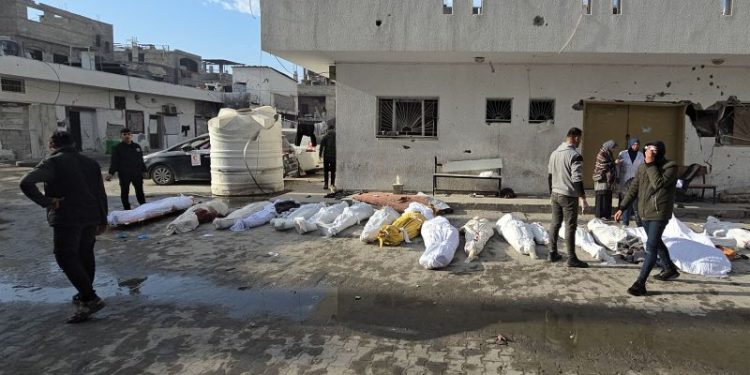 Israeli military kills four doctors in raid on Kamal Adwan Hospital in northern Gaza, eyewitnesses say