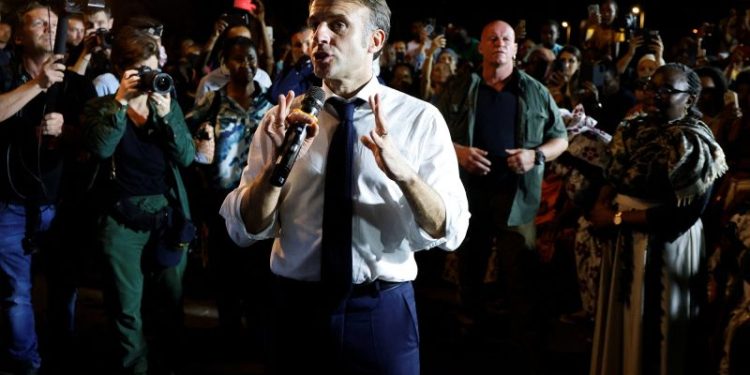 Macron tells cyclone-hit Mayotte islanders to be grateful they are French after facing jeers