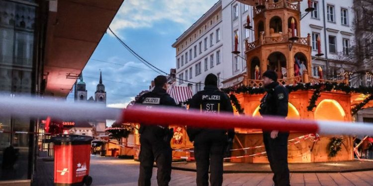 Anti-immigrant anger rises at scene of German market attack