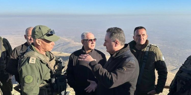 Netanyahu tells Israeli troops to stay in area of Syria’s Mount Hermon until end of 2025, source says