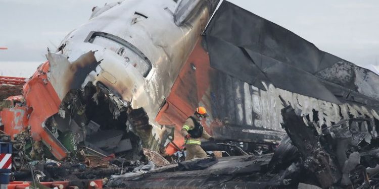 Damaged black box from crashed South Korean plane will be sent to US for analysis as investigation ramps up