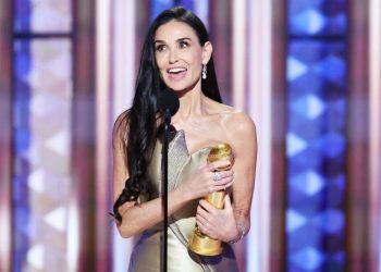 Demi Moore wins her first award for acting: ‘I’m just in shock right now’