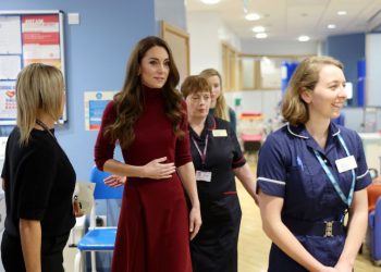 Princess of Wales says it is ‘a relief to now be in remission’ after visiting cancer hospital where she was treated