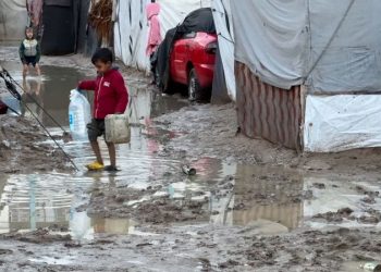 ‘We’re dying from the cold’: Displaced Palestinians battle winter in Gaza