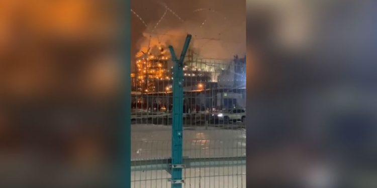 Ukraine says it has hit one of Russia’s largest oil refineries in a drone strike