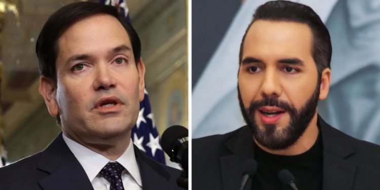 Rubio and Bukele to discuss sending suspected gang members from US to El Salvador