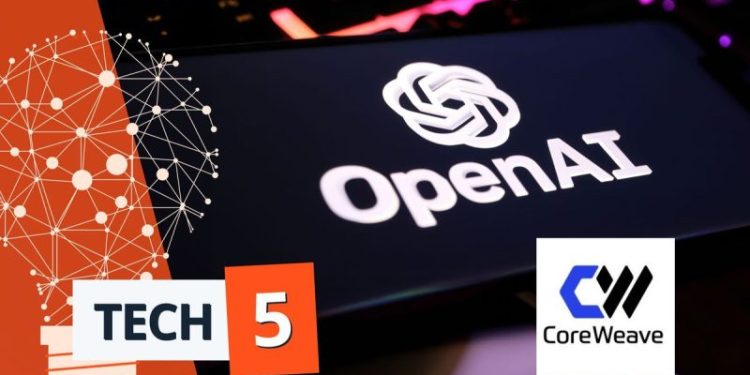 Tech 5: CoreWeave Inks US$11.9 Billion OpenAI Deal, Intel Gets New CEO