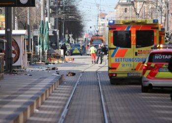 At least one killed after car rams into crowd in German city of Mannheim, police say