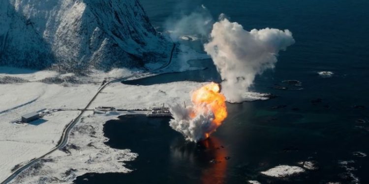 Orbital rocket crashes seconds after take-off in rare European spaceport launch