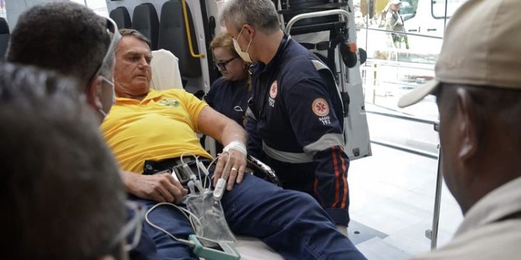 Brazil’s Jair Bolsonaro hospitalized with abdominal pain