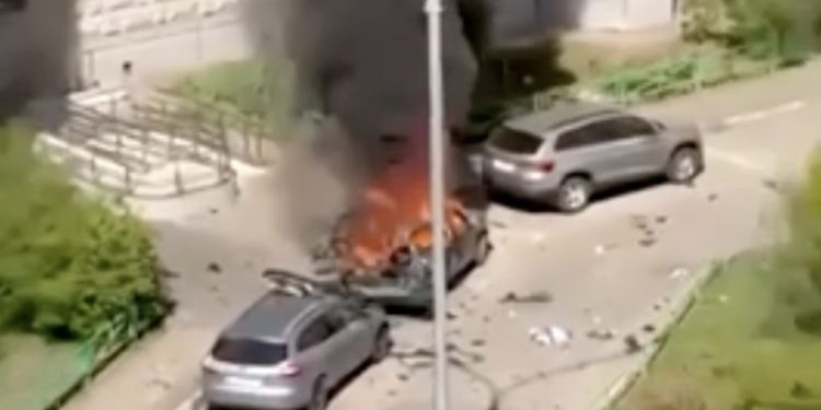 Russia says ‘Ukrainian special services agent’ detained in connection with car blast that killed a Russian general
