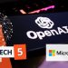 Tech 5: OpenAI/Microsoft Talks Get Tense, SoftBank Floats Arizona Robotics Hub